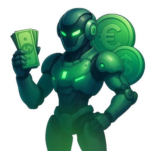 Mascote VerdiX: Robô financeiro